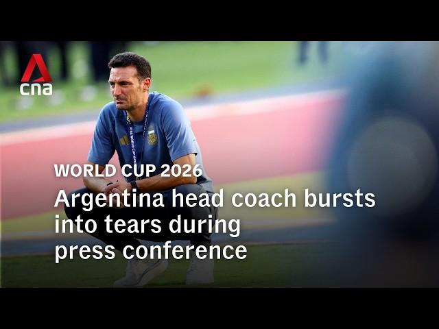 World Cup 2026: Argentina head coach Lionel Scaloni bursts into tears during press conference