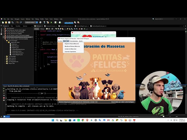 Interfaz Gráfica en Java | "Sistema de Administración de Veterinarias"