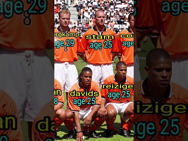 netherlands lineup World Cup 1998 #holanda #football #squad #shorts #viral