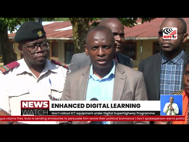 Gov’t rollout ICT equipment under Digital Superhighway Programme