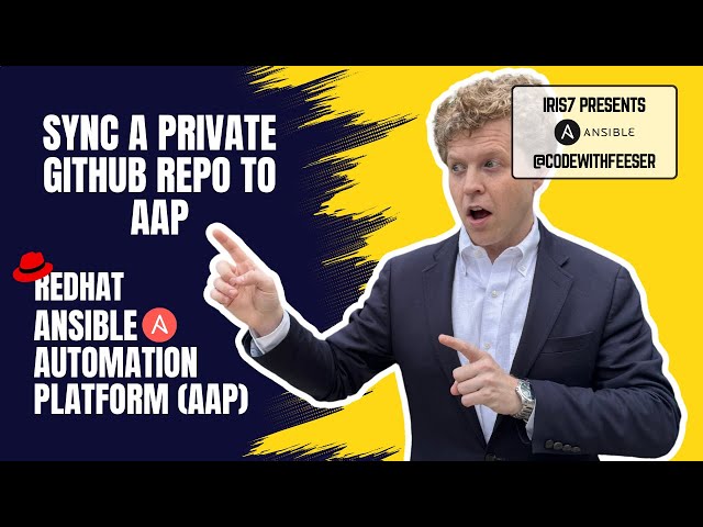 RedHat Ansible Automation Platform (AAP) - Sync A Private GitHub Repo to AAP