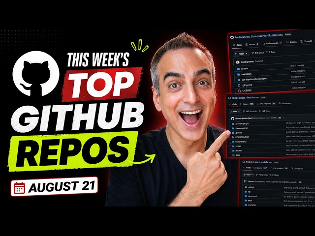 Top 10 GitHub: AI videos, gorgeous diagrams, token savings and more