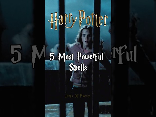 Most Powerful Spells in Harry Potter Films😱🪄 #harrypotter #hogwarts #potterhead #shorts