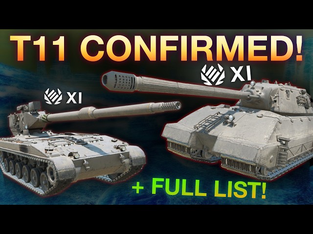 FULL LIST Of ALL TIER 11 TANKS & MECHANICS - WoTB!