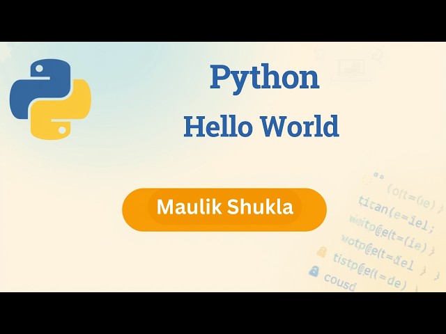 Taking User Input in Python (Beginner Friendly!) :  Python Day 3