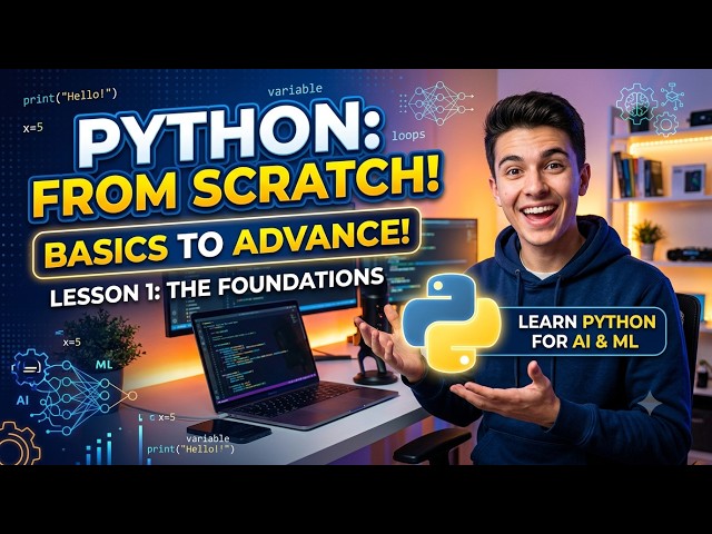 Start Coding Today! Python Basics Explained for Absolute Beginners | In 10 minutes | #1