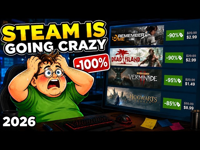 Best Steam Games on Sale Up to -100% OFF Right Now! 🔥