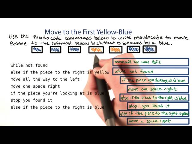 Move to the First Yellow-Blue Lego - Intro to Java Programming