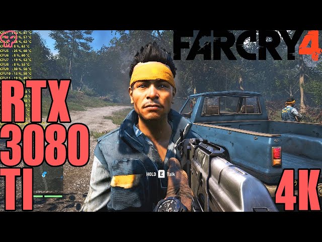 Far Cry 4 RTX 3080 Ti Performance Ultra Settings!! 4K UltraHD