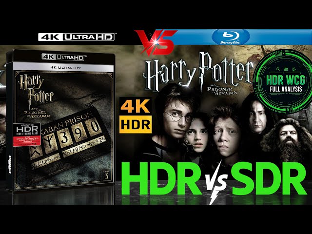 HDR DV WCG ANALYSIS Harry Potter and the Prisoner of Azkaban 2004 4K UHD BD REVIEW vs SDR 100nits