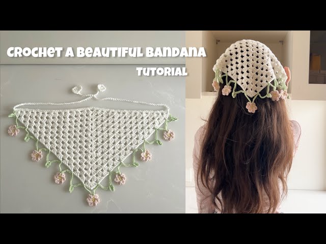 Make This Beautiful Crochet Bandana | Easy Step-by-Step Tutorial for Beginners