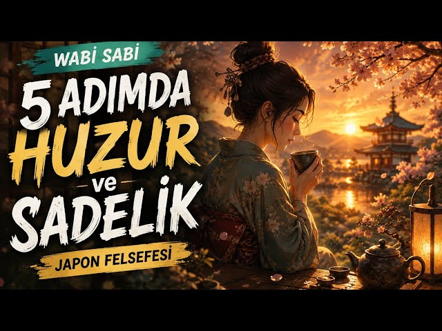 Huzur İçin Wabi Sabi de 5 Adım 🌸 | 5 Wabi-Sabi Rules for a Better Life🌿 Japon Felsefesi 