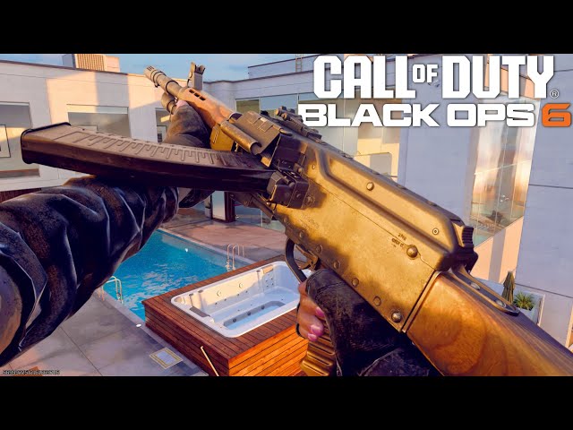 BLACK OPS 6 Multiplayer | Skyline Map PU-21 LMG Gameplay [4K]