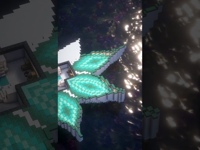 Minecraft Lotus Aquatic House 🌸 Get the 3D build guide on Heybuilds.com link in bio 📝​