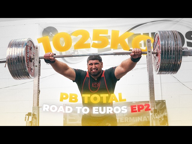 Britain's Strongest Powerlifter Just Levelled Up | 1025KG Total: ROAD TO EUROS - EP2 🇬🇧 🇮🇳