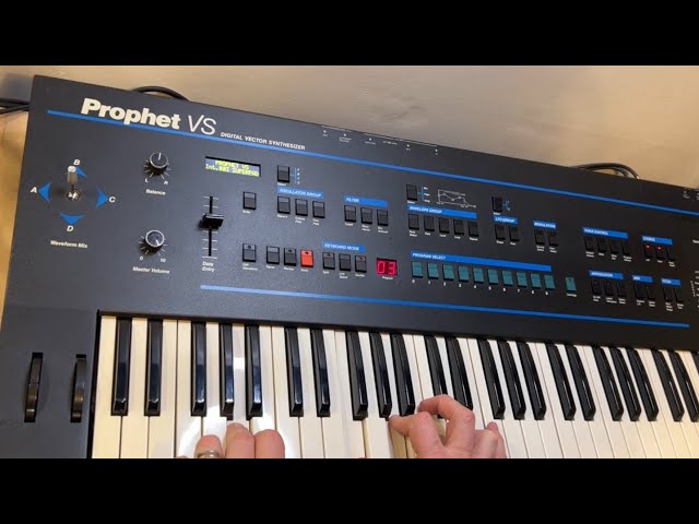 Sequential Circuits Prophet VS Vector Synthesizer - Some presets