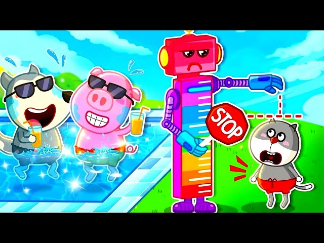 Familia Wolfoo Español | ¿La Piscina Puede Hacerte Más Alto 🤔 ¡Vamos a Descubrirlo🏃 Dibujos Animados