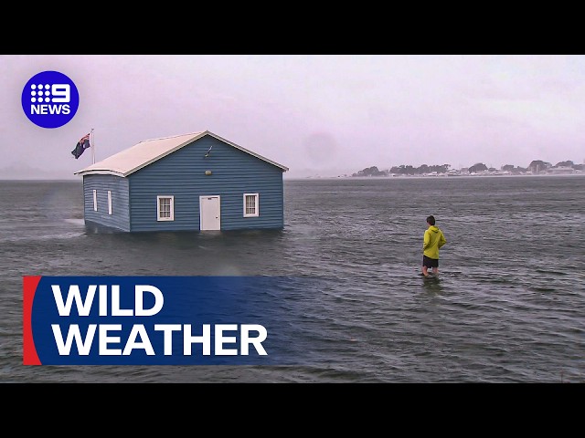 Monster storm lashes Western Australia | 9 News Australia