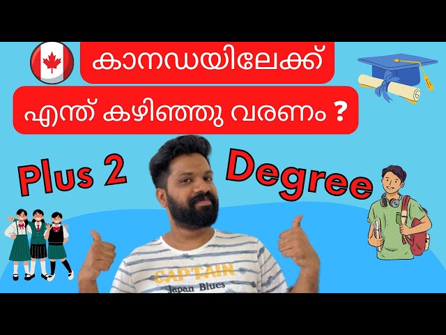 Canada studies After Plus 2 or Degree ? | Canada Student Visa | Canada Malayalam Vlog