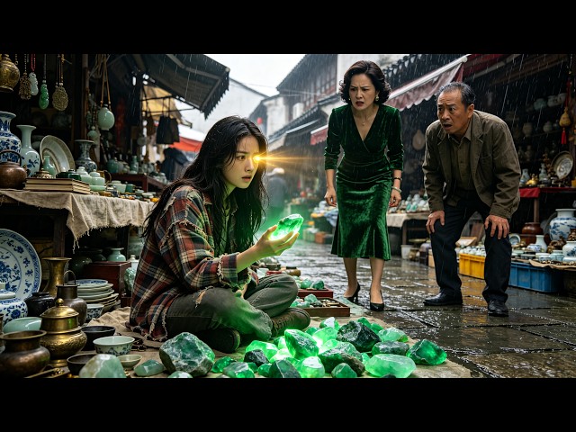 【完結】🔥打雜小妹覺醒黃金雙瞳，右眼賭石左眼鑒寶，地攤撿漏廢料切翡翠，碾壓行業大佬逆襲億萬女王！！