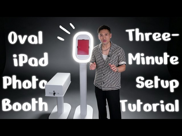 No DSLR? No Problem. Meet the ArzzucaⅤ Oval iPad Photo Booth - The Easiest Photo Booth for Beginners
