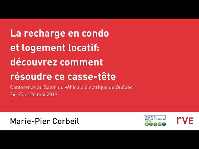 SVEQ 2019 - La recharge en multilogement: découvrez comment résoudre ce casse-tête