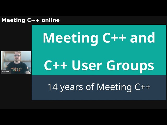 Celebrating 14 years of Meeting C++: Meeting C++ and C++ User Groups