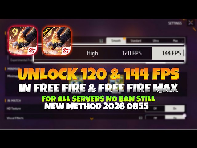 How to unlock “144 FPS” Option In Any Device Free Fire & MAX 🗿 root method 2026 #144fps