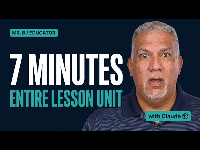 Watch Me Generate a Complete Curriculum with One AI Prompt