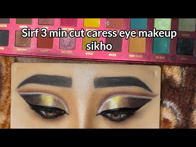 Perfect Cut Crease Eye Makeup Step by Step Eye Makeup Tutorial | Glam Eye Look|Miru Makeover#shorts