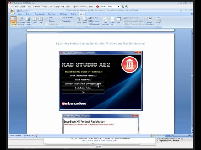 Getting Started with Windows and Mac Development - Lesson 1, Delphi