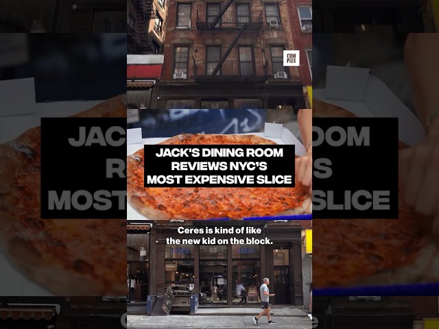 Jack's Dining Room reviews NYC's most expensive slice #ReRank