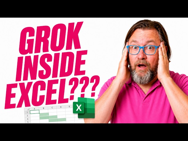Grok for Excel Add-in Tutorial