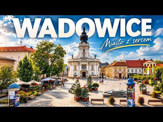 Wadowice z drona 4K 🇵🇱 | DJI Air 3S | Małopolska – lecimy na kremówki!