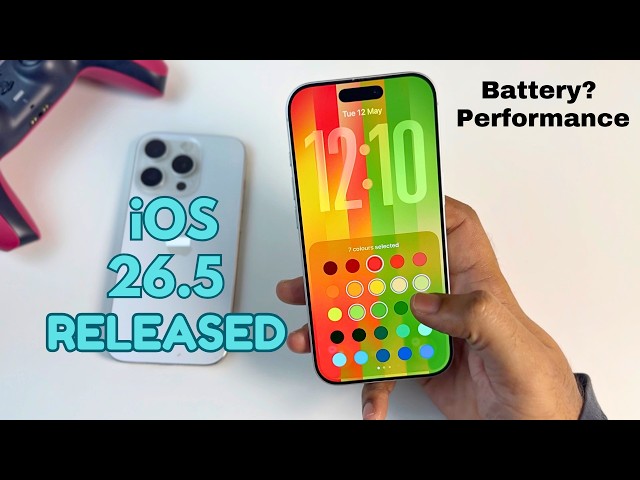 iOS 26.5 Update Tamil 🔥 Hidden Features, Battery Test & Performance Review
