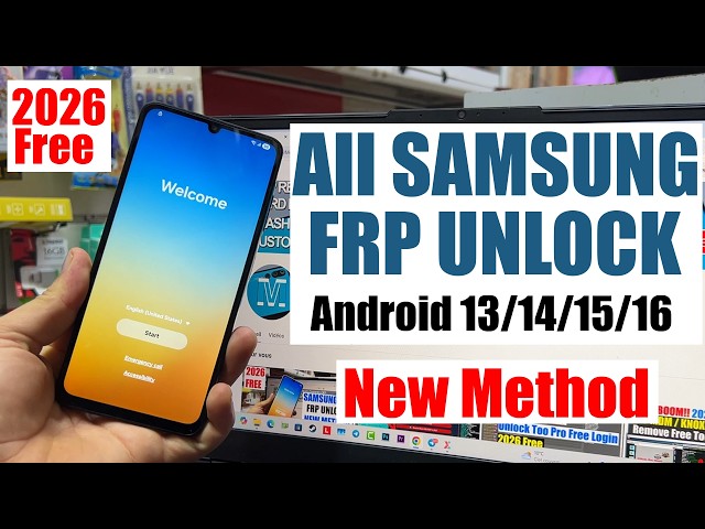 All Samsung FRP Bypass 2026 Android 13/14/15/16 | Samsung FRP Unlock Tool 2026