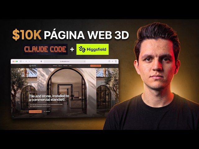 I Built a $10K 3D Website with Claude Code and Higgsfield (Real Client)