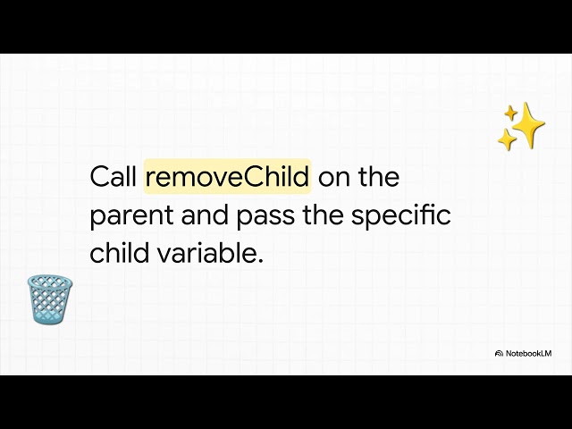 Removing DOM Elements