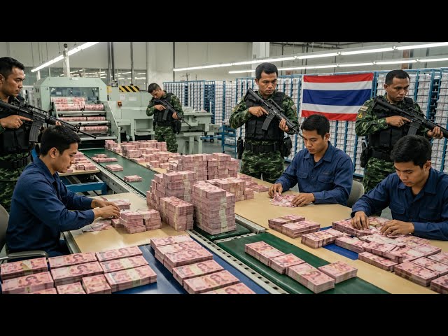 Inside Thailand’s BAHT Factory 💸 | วิธีทำเงินบาท (Full Process)