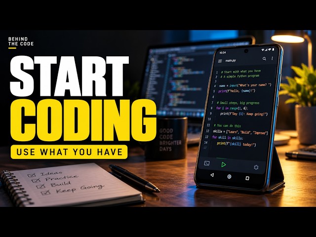 How to Become a Programmer — Start With What You Have 📺