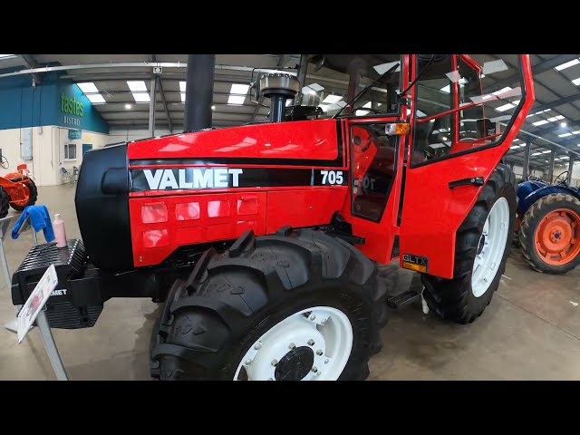 1986 Valmet / Valtra 705 GLTX 4X4 4.4 Litre 4-Cyl Turbo Diesel Row Crop Tractor (85 HP) Newark 2025
