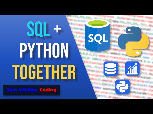 Using SQL with Python & Pandas | Read, Analyse & Write Databases
