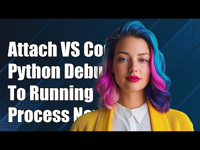 How do I attach VS Code's Python debugger to a running process?