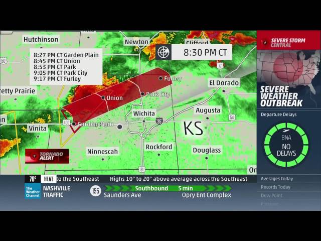 April 8, 2015 Tornado Coverage - The Weather Channel