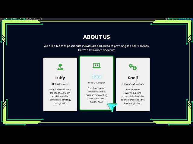 SIMPLE "ABOUT US" SECTION FOR WEBSITE USING HTML & CSS ONLY | #13
