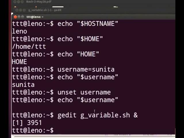 Basics of Shell Scripting - English