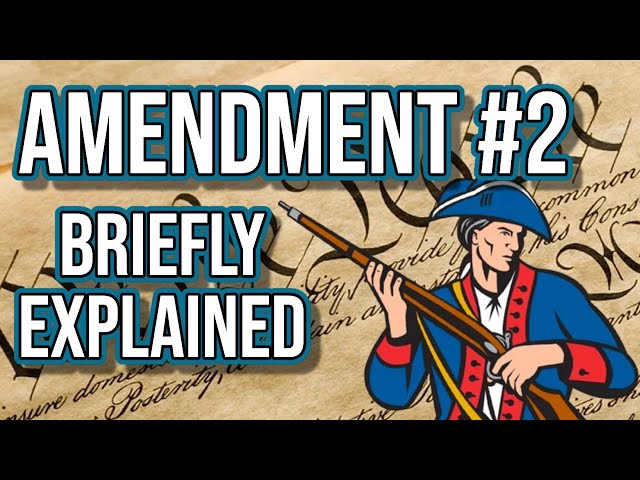 Second Amendment Explained (U.S. Constitution Simplified)