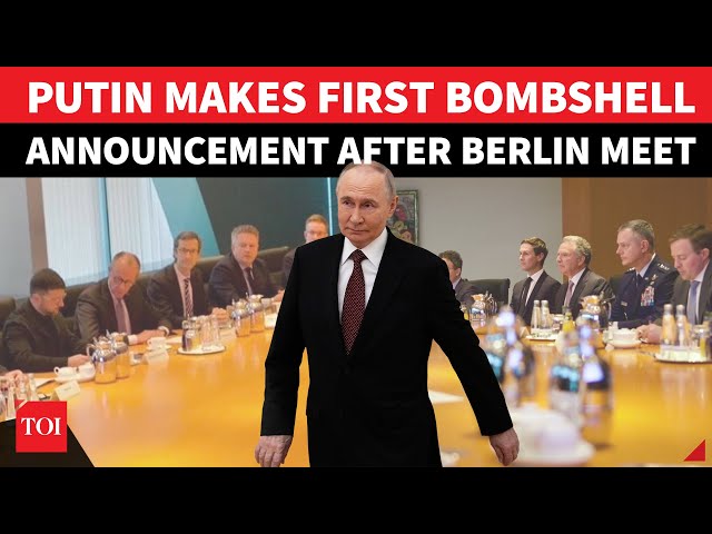 Putin’s FIRST Declaration After Berlin Meet; ‘One Million Percent Zelensky Cannot…’ | Watch