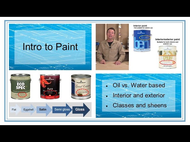 Learn all about the basics of paint - Fundamentals of Painting - Trades Training Video Series