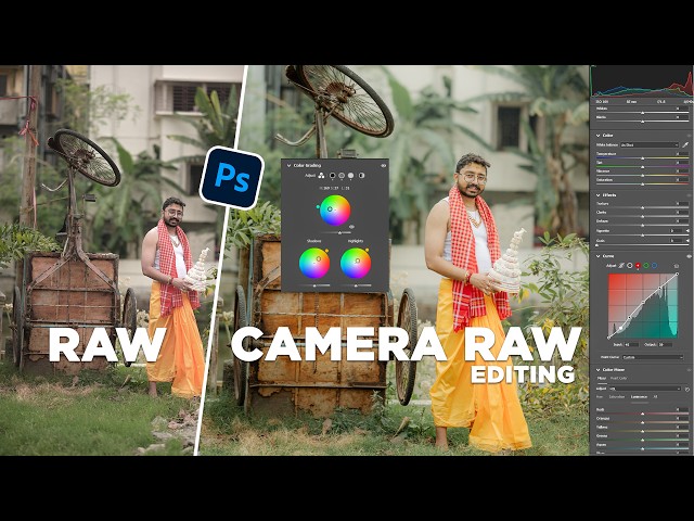 RAW vs Camera RAW Editing | Photoshop Camera RAW Full Tutorial Bangla